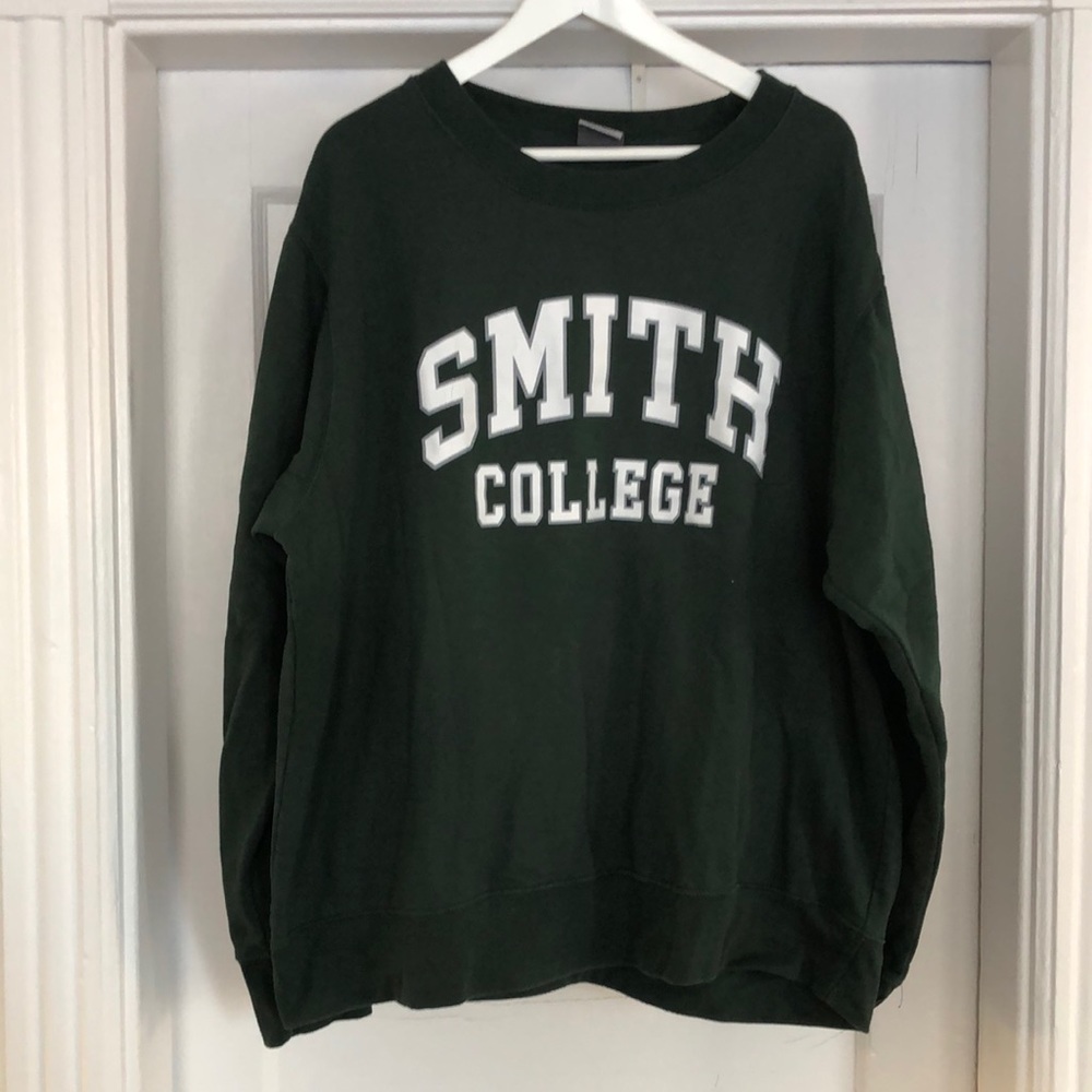 Smith College Green Crewneck Sweatshirt